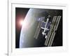 International Space Station-Roger Harris-Framed Photographic Print