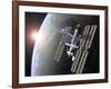 International Space Station-Roger Harris-Framed Photographic Print