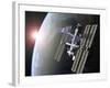 International Space Station-Roger Harris-Framed Photographic Print