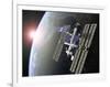 International Space Station-Roger Harris-Framed Photographic Print