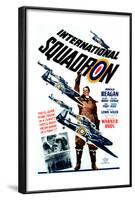 INTERNATIONAL SQUADRON, Ronald Reagan (center), 1941.-null-Framed Art Print