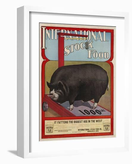 International Stock Food Advertising Poster-null-Framed Giclee Print