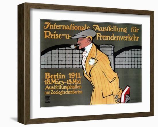 International Travel Exhibition, Berlin, 1911-Hans Rudi Erdt-Framed Giclee Print