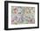 International Vintage Stamps-null-Framed Art Print