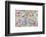 International Vintage Stamps-null-Framed Art Print