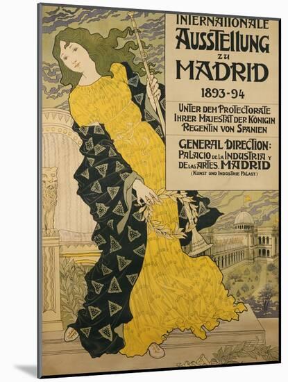 Internationale Ausstellung Zu Madrid, 1893-Eugene Grasset-Mounted Giclee Print
