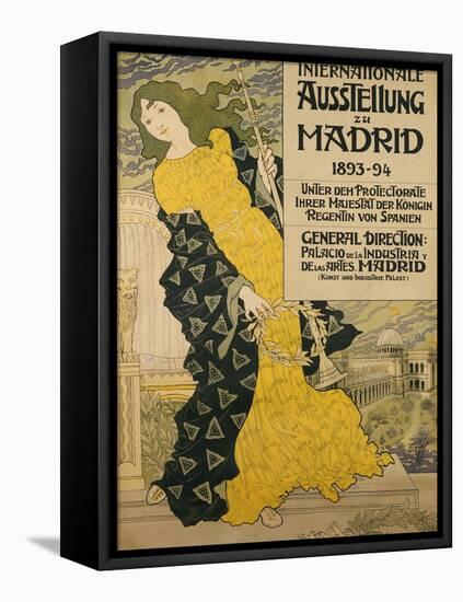 Internationale Ausstellung Zu Madrid, 1893-Eugene Grasset-Framed Stretched Canvas