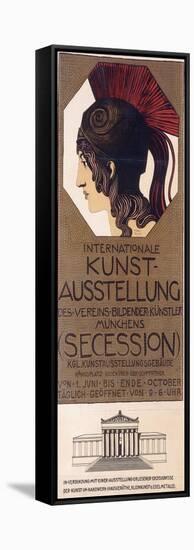 Internationale Kunst-Ausstellung/(Secession)-Franz von Stuck-Framed Stretched Canvas