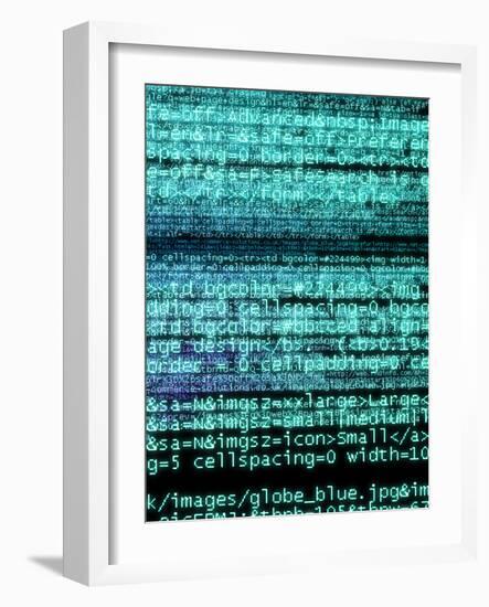 Internet Computer Code-Christian Darkin-Framed Photographic Print