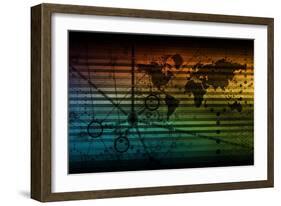 Internet Web Technology as Shared Data Services-kentoh-Framed Premium Giclee Print