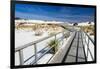 Interpretive Boardwalk, White Sands National Monument, New Mexico, Usa-Russ Bishop-Framed Photographic Print