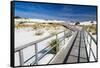 Interpretive Boardwalk, White Sands National Monument, New Mexico, Usa-Russ Bishop-Framed Stretched Canvas