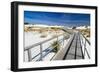 Interpretive Boardwalk, White Sands National Monument, New Mexico, Usa-Russ Bishop-Framed Photographic Print