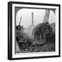 Interrogating a German Soldier, Hohenzollern Redoubt, France, World War I, 1914-1918-null-Framed Photographic Print