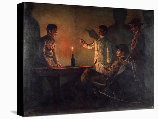 Interrogation of a Deserter, C.1901-1902-Vasili Vasilyevich Vereshchagin-Stretched Canvas