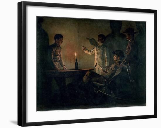 Interrogation of a Deserter-Vasilij Vereshchagin-Framed Giclee Print