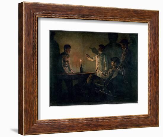 Interrogation of a Deserter-Vasilij Vereshchagin-Framed Giclee Print