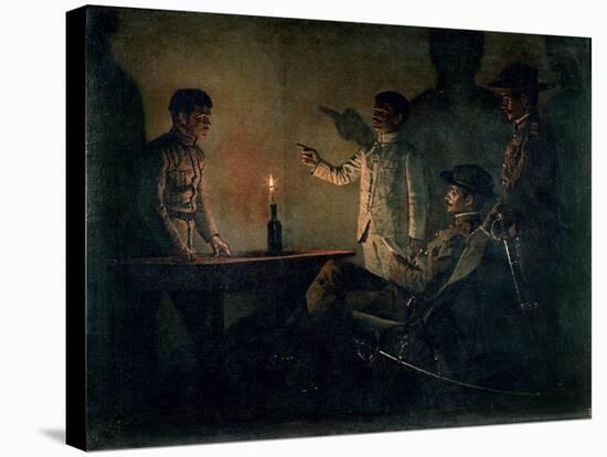 Interrogation of a Deserter-Vasilij Vereshchagin-Stretched Canvas