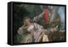 Interrupted Sleep-Francois Boucher-Framed Stretched Canvas