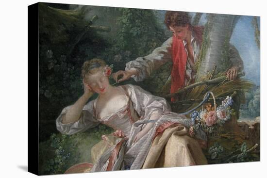 Interrupted Sleep-Francois Boucher-Stretched Canvas