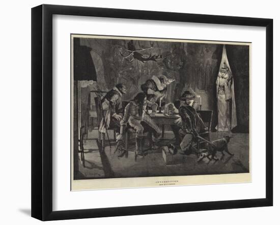 Interrupted-Richard Caton Woodville II-Framed Giclee Print