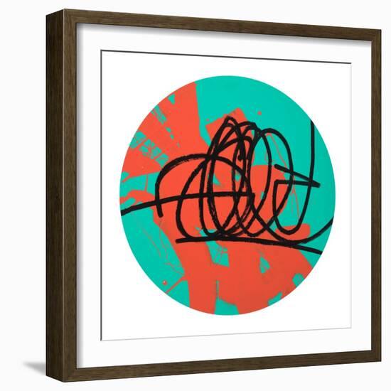 Interruption ( Acrylic on Pannel)-Aaron Bevan-Bailey-Framed Giclee Print