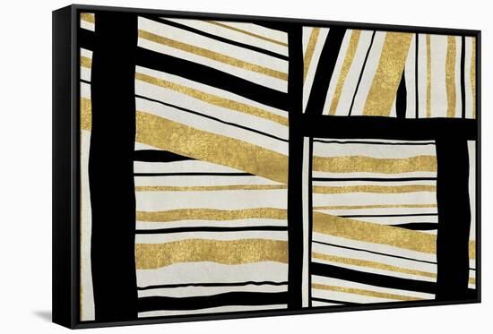 Intersect - Golden-Ellie Roberts-Framed Stretched Canvas