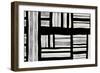 Intersect - Silver-Ellie Roberts-Framed Art Print