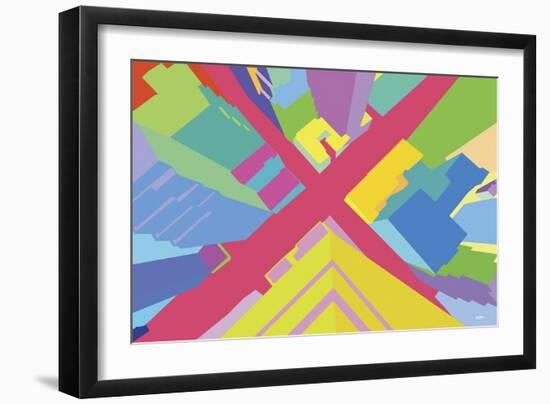 Intersection 3-Yoni Alter-Framed Giclee Print