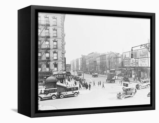 Intersection of Lenox Avenue and West 135Th Street-null-Framed Stretched Canvas