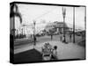 Intersection, West Temple Street and North Broadway, Los Angeles, CA-Dick Whittington Studio-Stretched Canvas