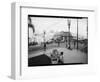 Intersection, West Temple Street and North Broadway, Los Angeles, CA-Dick Whittington Studio-Framed Photographic Print