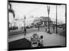 Intersection, West Temple Street and North Broadway, Los Angeles, CA-Dick Whittington Studio-Mounted Photographic Print