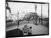 Intersection, West Temple Street and North Broadway, Los Angeles, CA-Dick Whittington Studio-Mounted Photographic Print