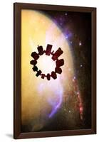 Interspace-null-Framed Poster