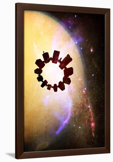 Interspace-null-Framed Poster