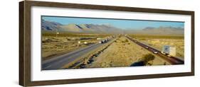 Interstate 15, Near Las Vegas, after Winter Storm, Nevada-null-Framed Photographic Print