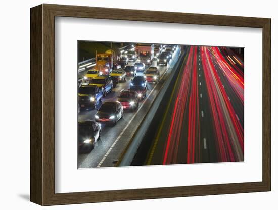 Interstate 35 in Austen, Texas.-Jon Hicks-Framed Photographic Print