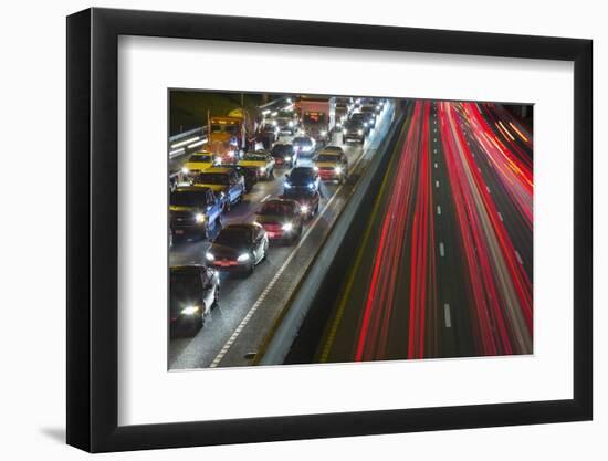 Interstate 35 in Austen, Texas.-Jon Hicks-Framed Photographic Print