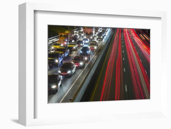 Interstate 35 in Austen, Texas.-Jon Hicks-Framed Photographic Print