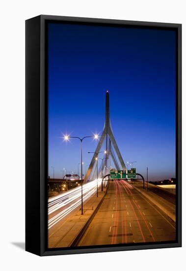 Interstate Highway, Boston, Massachusetts-Paul Souders-Framed Stretched Canvas