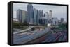 Interstate I-85 Leading into Downtown Atlanta, Georgia, United States of America, North America-Gavin Hellier-Framed Stretched Canvas