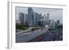 Interstate I-85 Leading into Downtown Atlanta, Georgia, United States of America, North America-Gavin Hellier-Framed Photographic Print