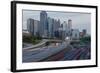 Interstate I-85 Leading into Downtown Atlanta, Georgia, United States of America, North America-Gavin Hellier-Framed Photographic Print