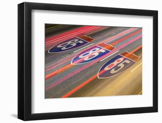 Interstate I-85 Leading into Downtown Atlanta, Georgia, United States of America-Gavin Hellier-Framed Photographic Print