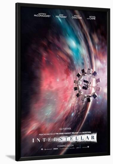 Interstellar-null-Lamina Framed Poster