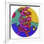 Intertwine Circle-Howie Green-Framed Giclee Print