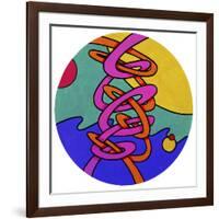 Intertwine Circle-Howie Green-Framed Giclee Print