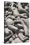 Intertwined Human Figures, Detail of the Monolith by Gustav Vigeland, Frogner Park-Eleanor Scriven-Stretched Canvas