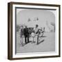 Intervewing a Boer Farmer at His Home Near Brandfort, South Africa, Boer War, 1901-Underwood & Underwood-Framed Giclee Print